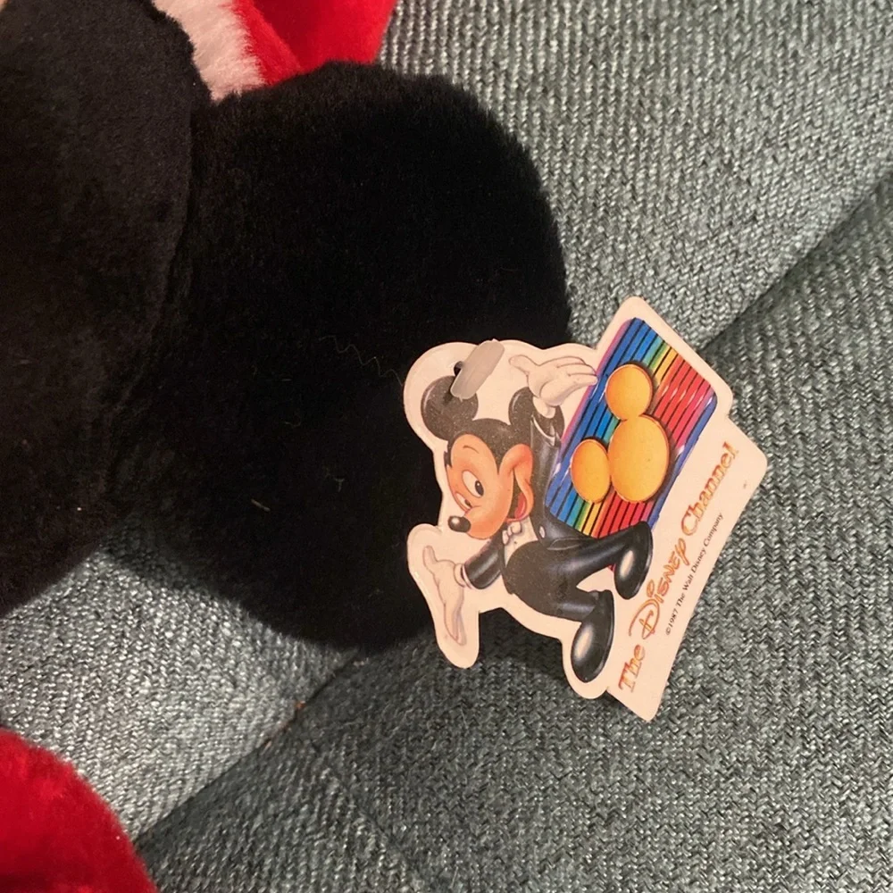 Vintage Disney Mickey Mouse and Looney Tunes Porky Pig Santas Stuffed Animals - Picture 9 of 11